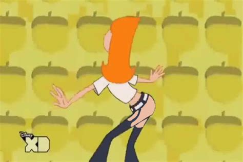 Rule 34 Ass Back View Candace Flynn Clothes Dancing Disney Female
