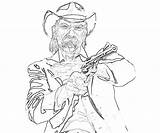 Dead Red Redemption Coloring Pages Characters Template Printable sketch template