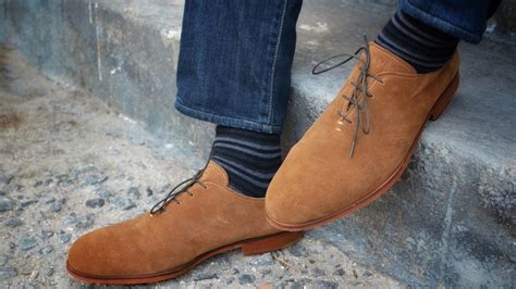 review living  sveds suede wholecut oxford shoes  men