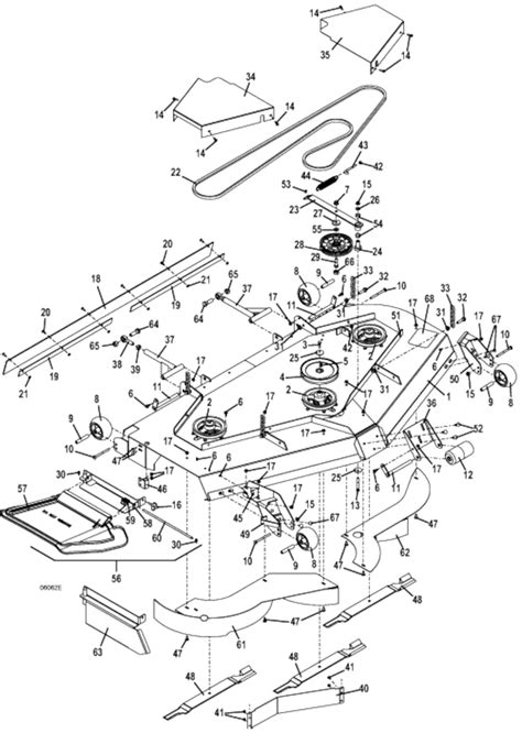 deck assembly    grasshopper lawn mower parts diagramsthe mower shop