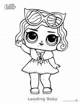 Lol Coloring Surprise Doll Pages Baby Printable Leading Bettercoloring sketch template