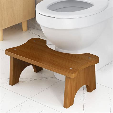 buy calidaka squatting toilet stool bamboo toilet stool   height  original toilet