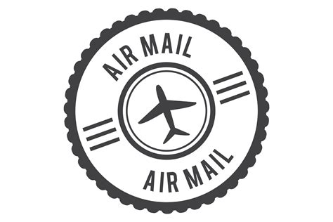air mail stamp fast postal service mark graphic  onyxproj creative