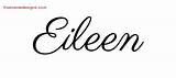 Eileen Name Designs Tattoo Classic Graphic Freenamedesigns sketch template