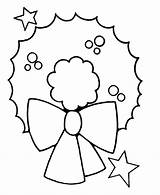 Christmas Coloring Pages Toddlers Easy Color Kids Print Sheet Printables sketch template