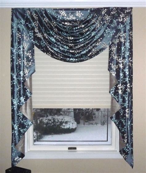 window swags drapes window treatments  fabric mill