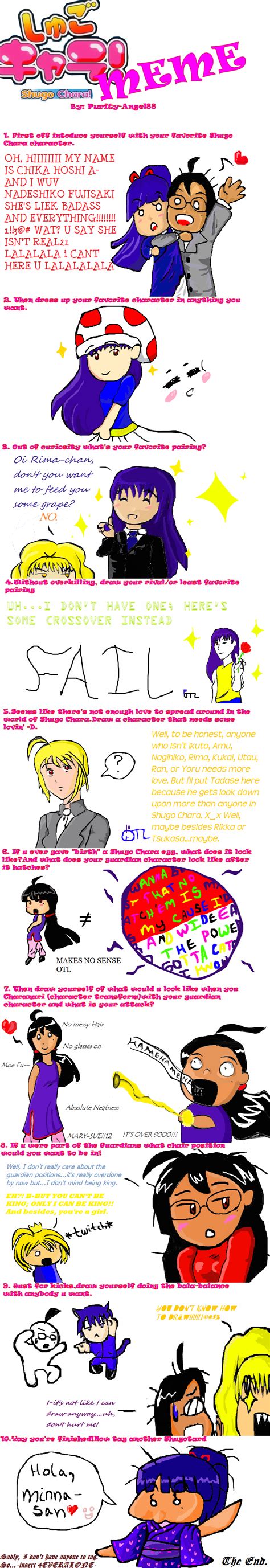 shugo chara meme by chikahoshi on deviantart