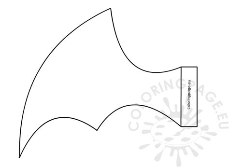 large bat wing pattern diy bat wings coloring page