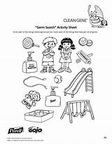 Preschool Germs Lessons Getdrawings sketch template