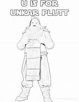 Unkar Plutt Wars Star Junk Boss Printables Coloring sketch template
