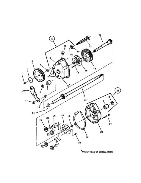 transmission differential diagram parts list  model cphv snapper parts walk