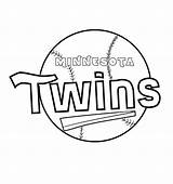 Twins Coloring Pages Minnesota Baseball Print Printable Search Getcolorings Again Bar Case Looking Don Color Use Find sketch template