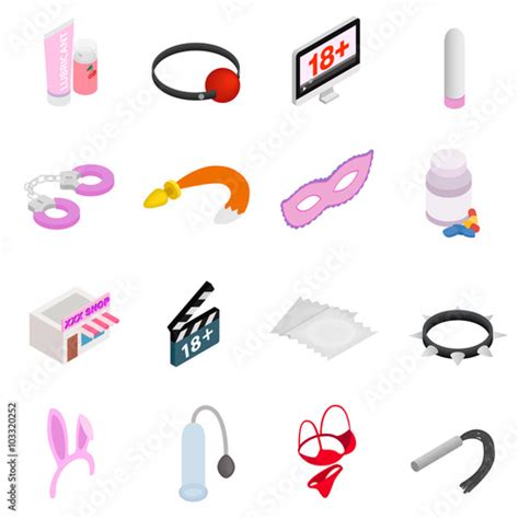 Sex Icons Isometric 3d Style Stock Image And Royalty Free Vector