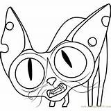 Ozone Cat Coloring Pages Pets Secret Life Norman Coloringpages101 Kids Online sketch template
