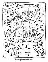 Psalm Verse Recount sketch template