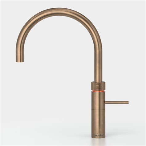 quooker pro fusion  ptn frptn  fusion    boiling water tap patinated brass