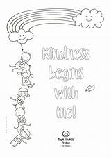 Kindness Mindfulness Empathy Colouring Health Esteem Ripplekindness sketch template