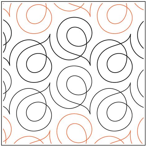 soho quilting pantograph pattern  sarah ann myers