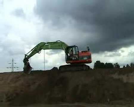 excavator actionblerickdutchaug  youtube