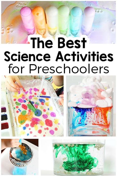 amazing science activities  preschoolers science experiments