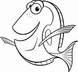 Dory Coloring Pages Nemo Finding Disney Doris Kids Colouring Template Baby Fish Color Printable Océano Sheets Animal sketch template