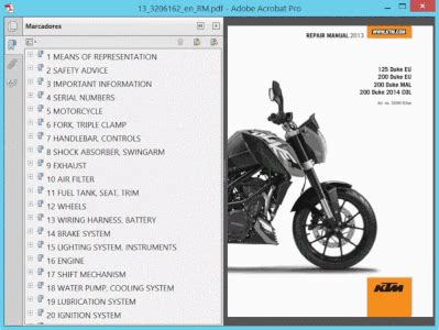 ktm duke     service manual wiring diagram