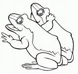 Frog Coloring Pages Frogs Printable Color Template Cycle Life Print Kids Drawing Cute Lily Clipart Templates Tree Clipartpanda Pad Clip sketch template