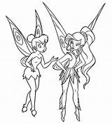 Barbie Colouring Tinkerbell Tinker Bell Printable sketch template
