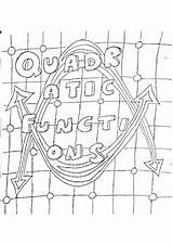Quadratic Math sketch template