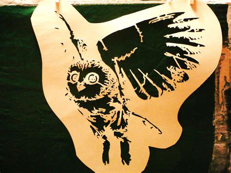 owl stencil   mnsterbts  deviantart