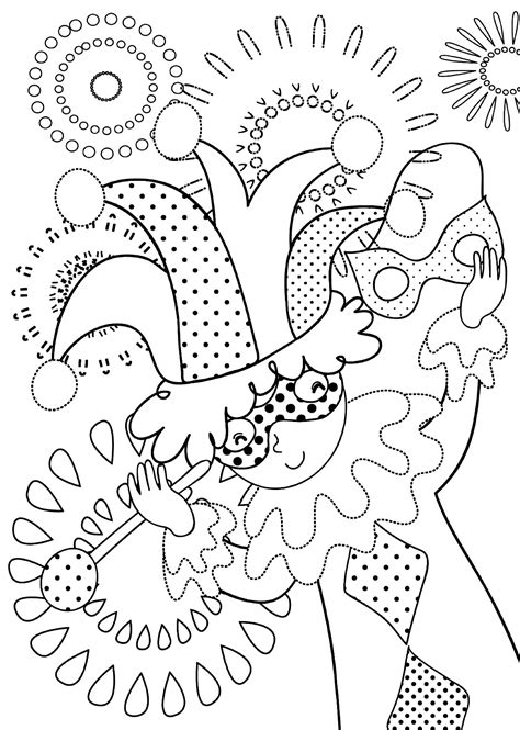 carnival coloring pages printable