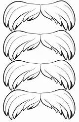 Lorax Mustache Seuss Moustache Printables Trees Booths Bigotes Week Prop Peterainsworth Getcolorings Neo sketch template
