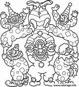 Coloriage Clowns Cirque sketch template