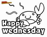 Wednesday Coloring Happy Pages Wacky Days Week Coloringcrew Tuesday Monday Friday Template sketch template