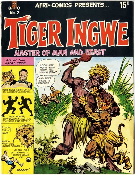 South African Comic Books Afri Comics Tiger Ingwe Series