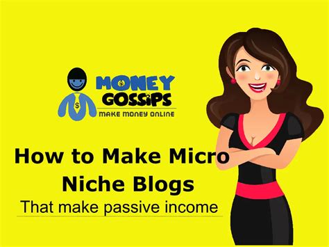 build micro niche blog   passive income