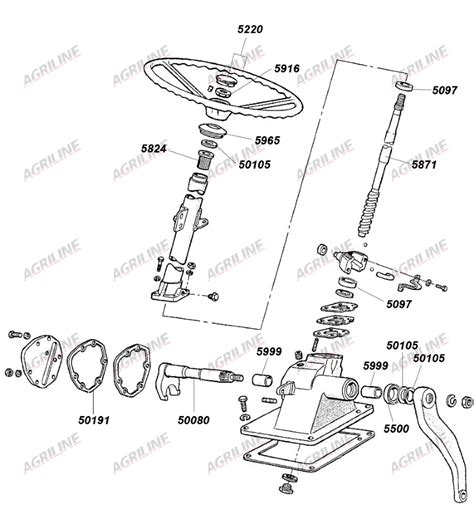 ford  steering box schematic