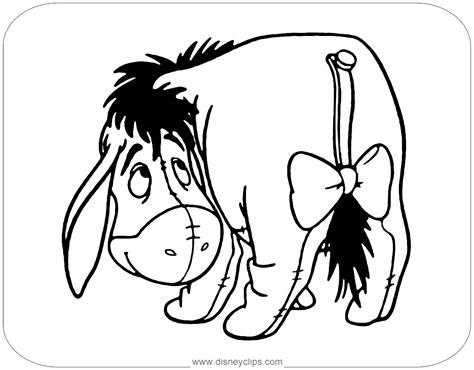 eeyore coloring