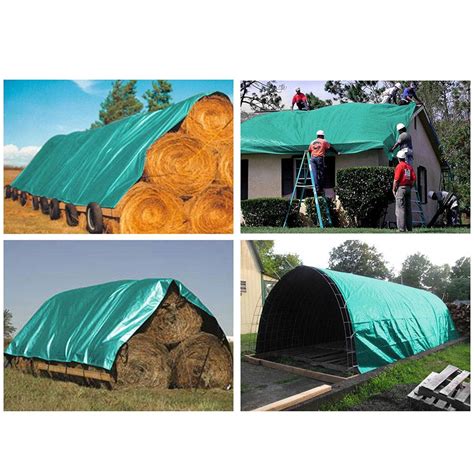 ft heavy duty poly tarp canopy tent cover shelter reinforced tarpaulin mil ebay
