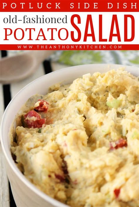 Old Fashioned Potato Salad Recipe The Anthony Kitchen