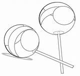 Coloring Lollipop Pages Candy Colouring Clipart Library Lollipops sketch template