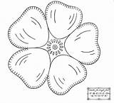 Applique Patterns Flowers Embroidery Templates Quilts Pattern Flower Designs Baby Quilting Knots French Appliques sketch template