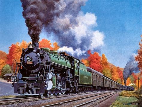 art train painting journeys  howard fogg asheville