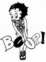 Betty Boop Coloring Pages Coloriage Printable Morningkids Morning Kids Visit Color sketch template