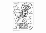 Burns Night Colouring Activities Colour Pages Activity Printable Robert Crafts Kids Scotsman Sheets Coloring Enjoy Very These Robbie Ichild Own sketch template