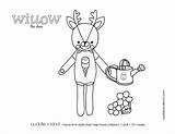 Cuddle Kind Colouring Willow Choose Board Deer Sheet Coloring sketch template