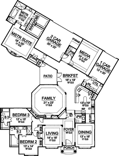 angled house plan tx architectural designs house plans