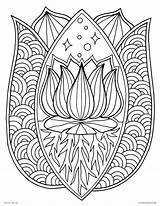 Coloring Pages Lotus Flower Mandala Printable Adults Color Unique Adult Sheets Book Pattern Cute Roots Drawing Print Getcolorings Getdrawings Rocks sketch template