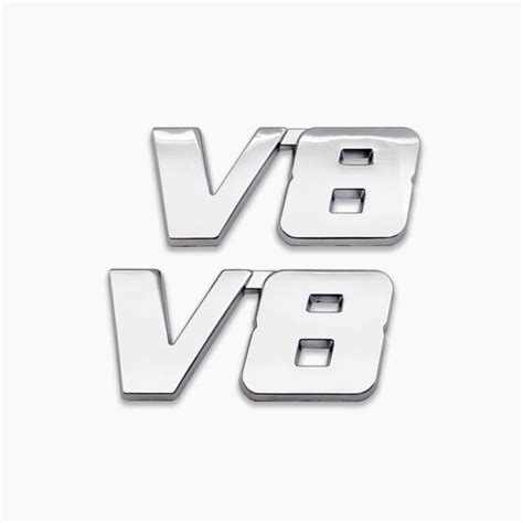 silver  logo emblem   engine side badge metal sticker sport turbo decal ebay