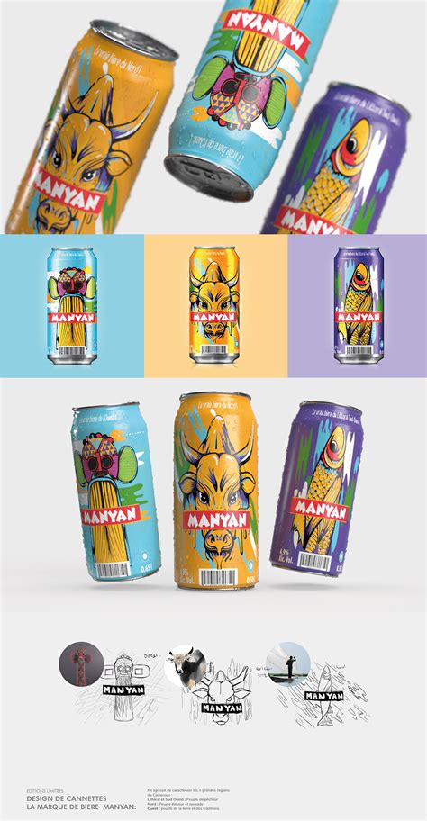 manyan beer  limited edition  behance